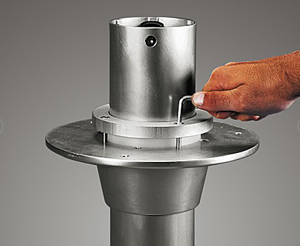 40198 Two Stage Table Pedestal 4" Tube