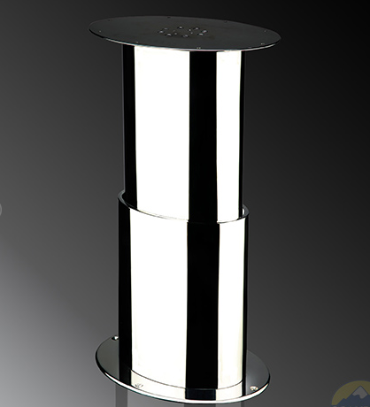 40400/1 Stainless Steel Table Pedestal Oval Tube