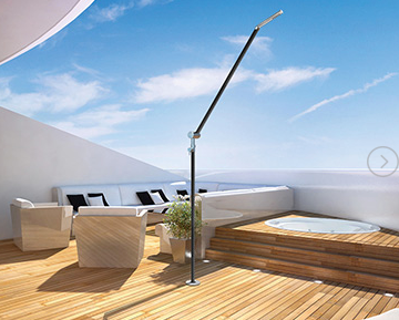 Removable Folding Shower Column