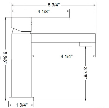 16295 Farley Single Lever Basin Mixer