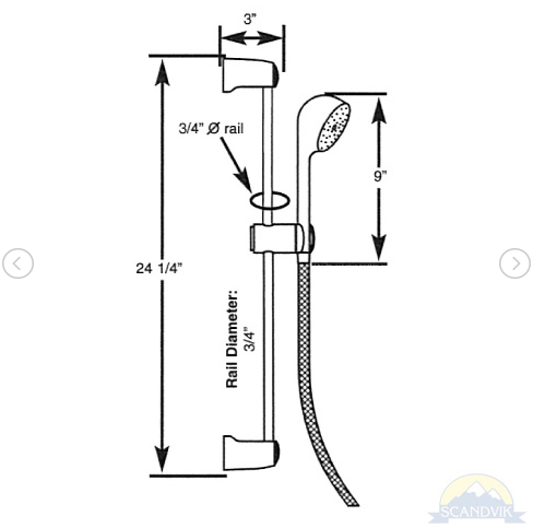 Aqua Fina Shower System and Mixing Bridge