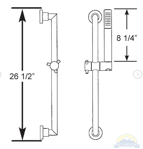 70102 Nordic Heavy-Duty Shower
