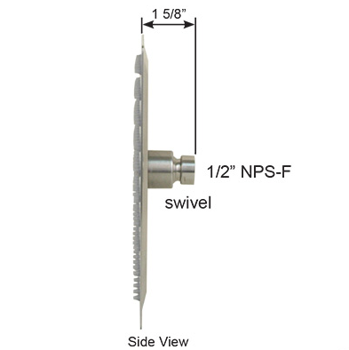 74150 Slim S/S Rain Shower Head