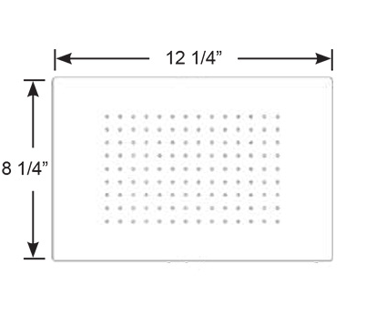 16103 Elka Contemporary Rectangular Shower