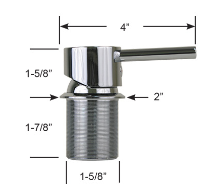 16205 Low-Profile Minimalistic Shower Mixer