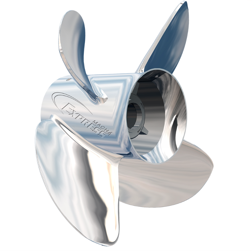 Mach4™ - Right Hand - Stainless Steel Propeller - EX-1423-4 - 4-Blade - 14.3" x 23 Pitch