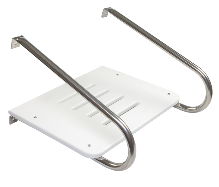 WHITECAP WHITE POLY SWIM PLATFORM FOR INBOARD/OUTBOARD MOTORS
