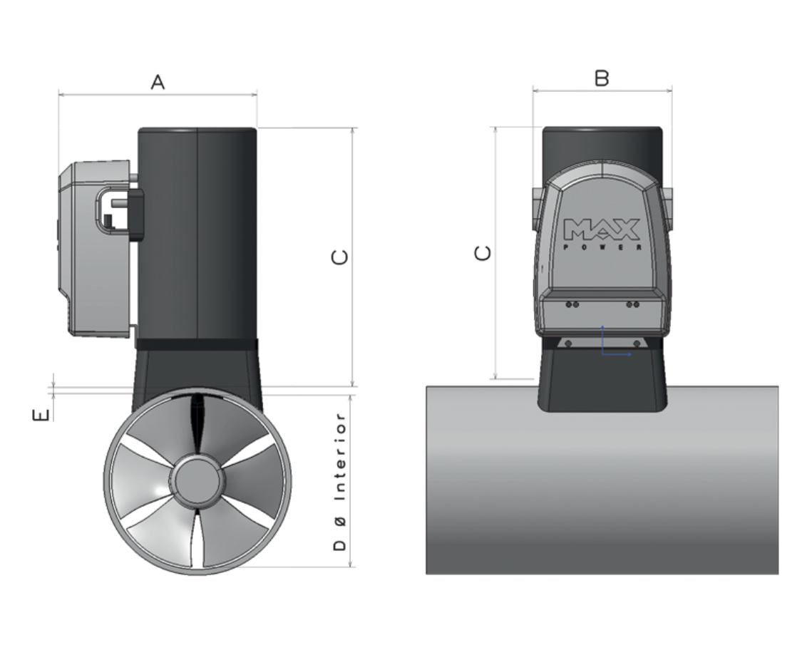 Electric Tunnel Thruster CT 45