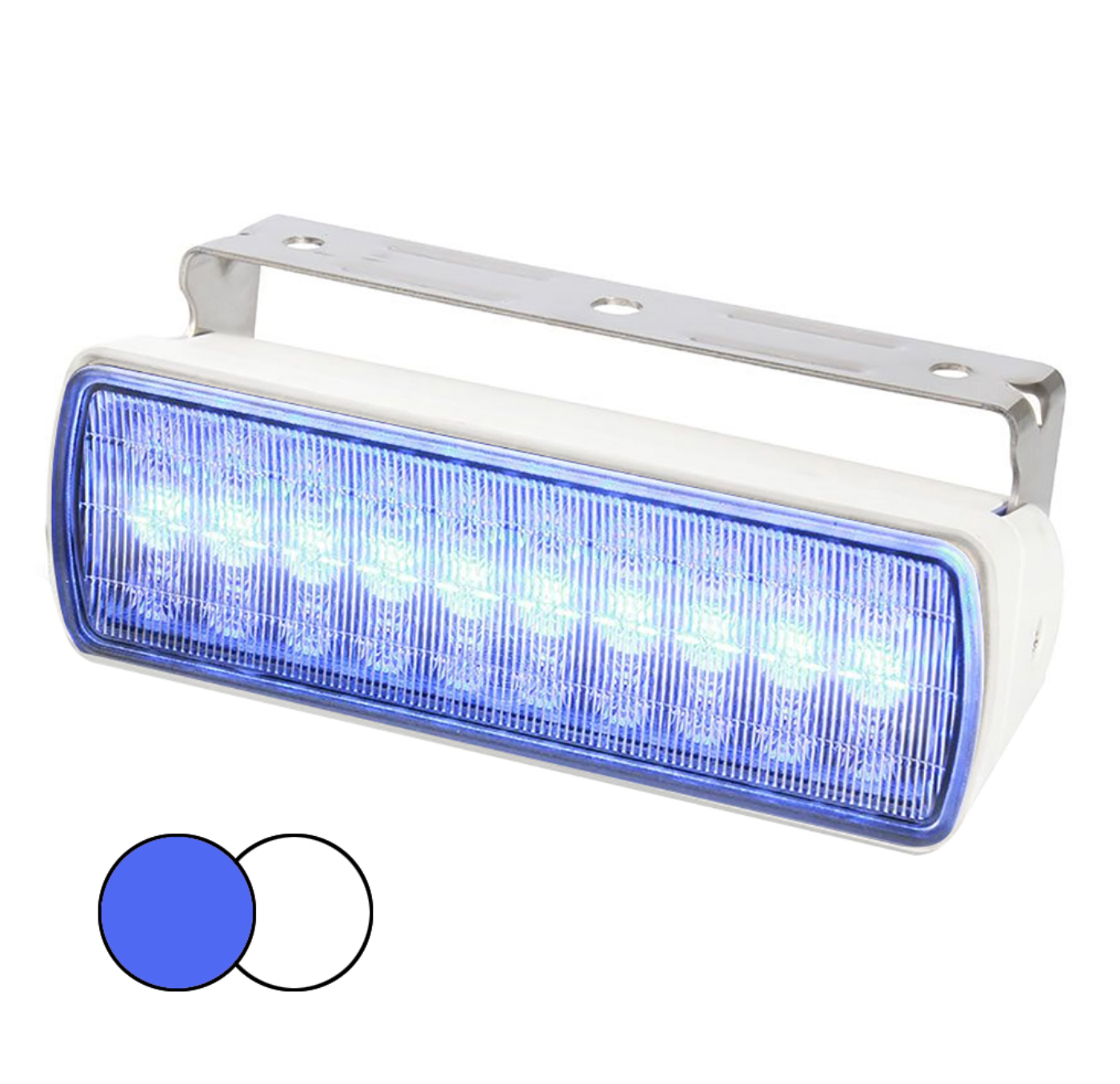 Sea Hawk XL Dual Color LED FloodLights - White Housing