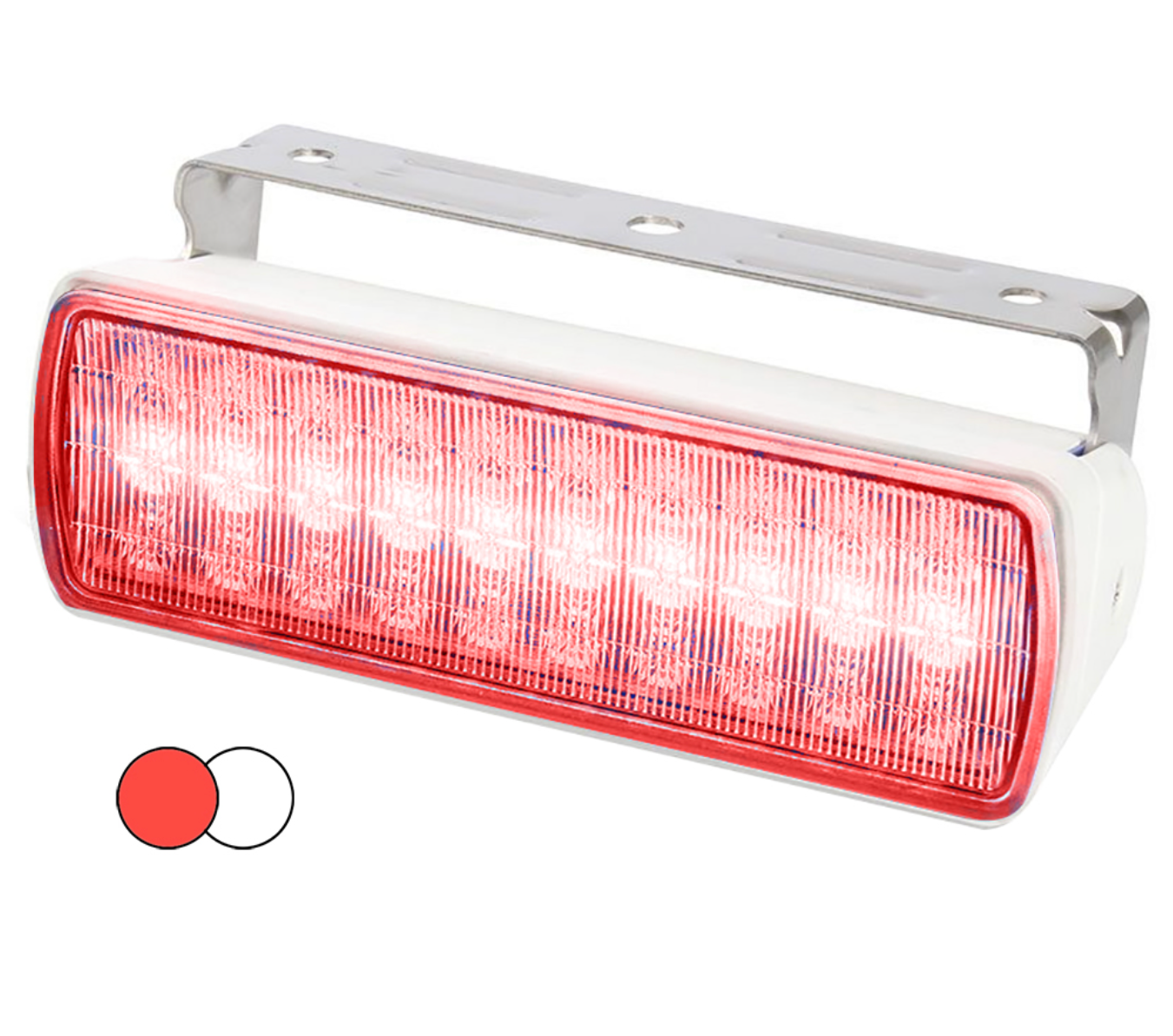 Sea Hawk XL Dual Color LED FloodLights - White Housing