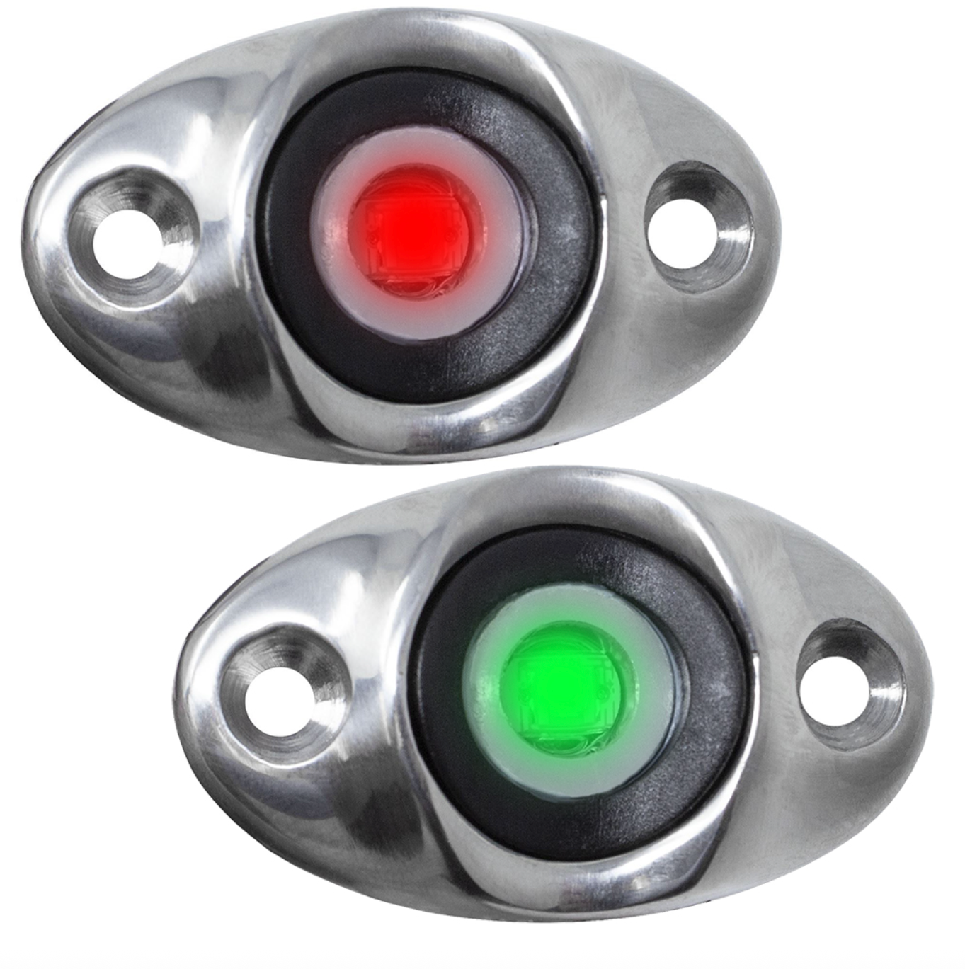 Surface Mount LED Side Navigation Light Set - 1-3/4"
