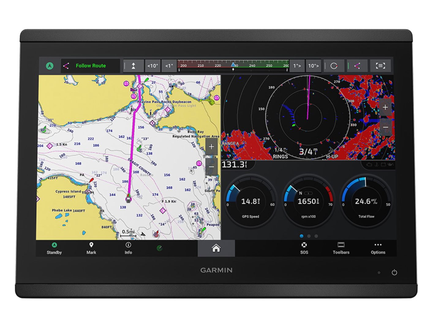 GPSMAP® 8616 Chartplotter GN+