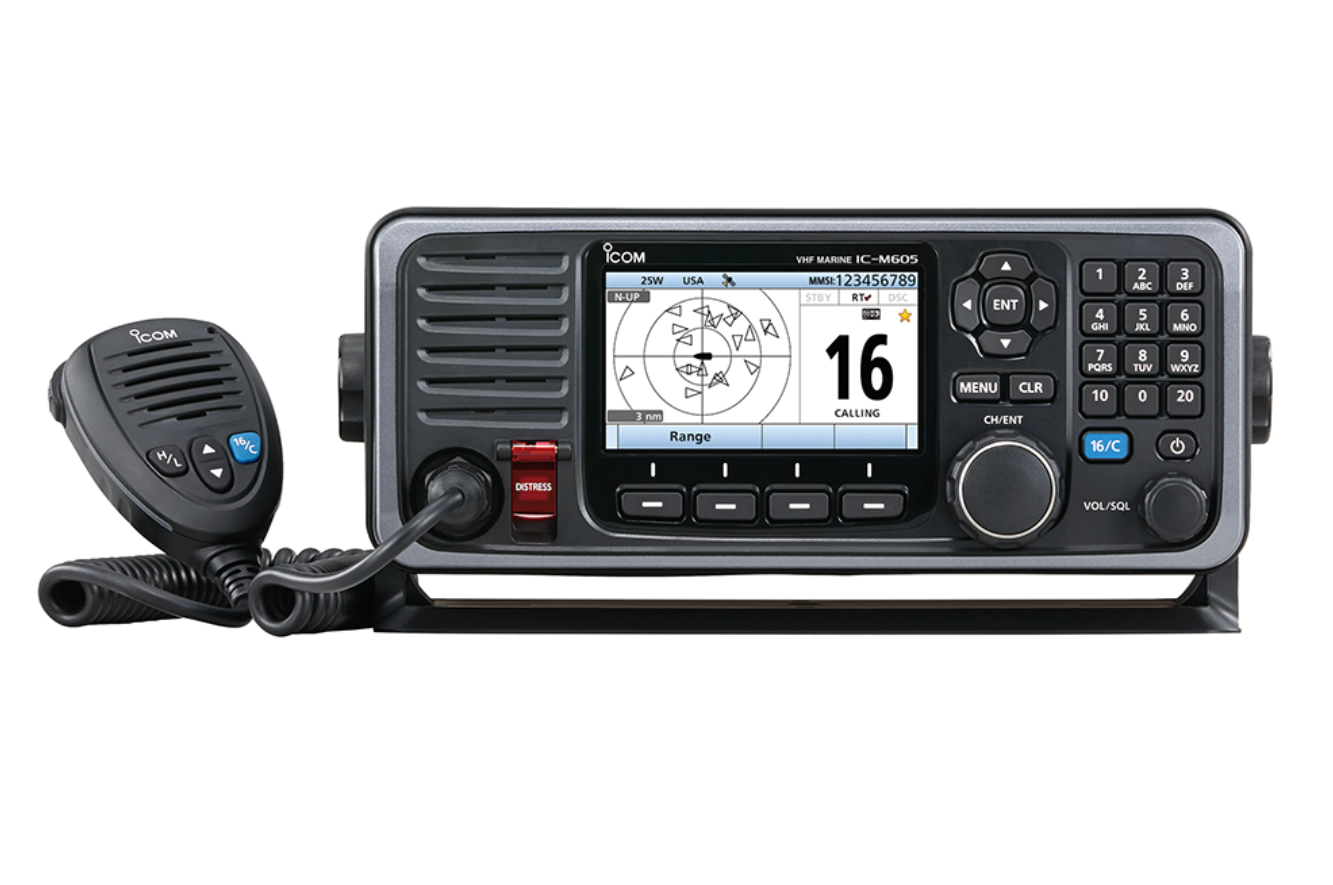 M605 Fixed Mount 25W VHF w/Color Display