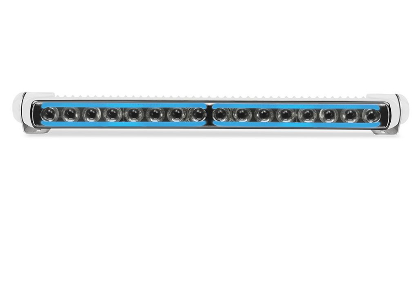 Sea Hawk-470 Pencil Beam Light Bar w/Blue Edge Light & White Housing